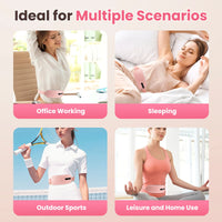 Portable Heated Massage Belt for Menstrual Cramp Relief