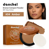 Matte Bronze Pressed Setting Powder for Flawless Contouring