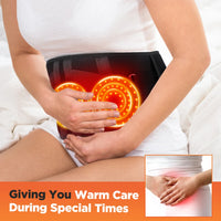 Heated Lumbar Massage Belt for Back Pain Relief