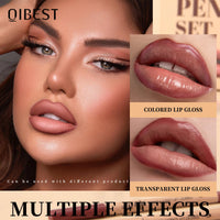 12-Color Waterproof Matte Lip Liner Pencil Set