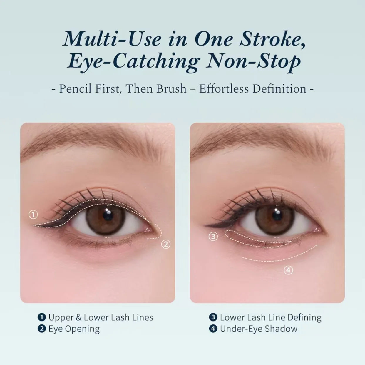 Waterproof Smudge-Proof Gel Eyeliner Pencil - 4