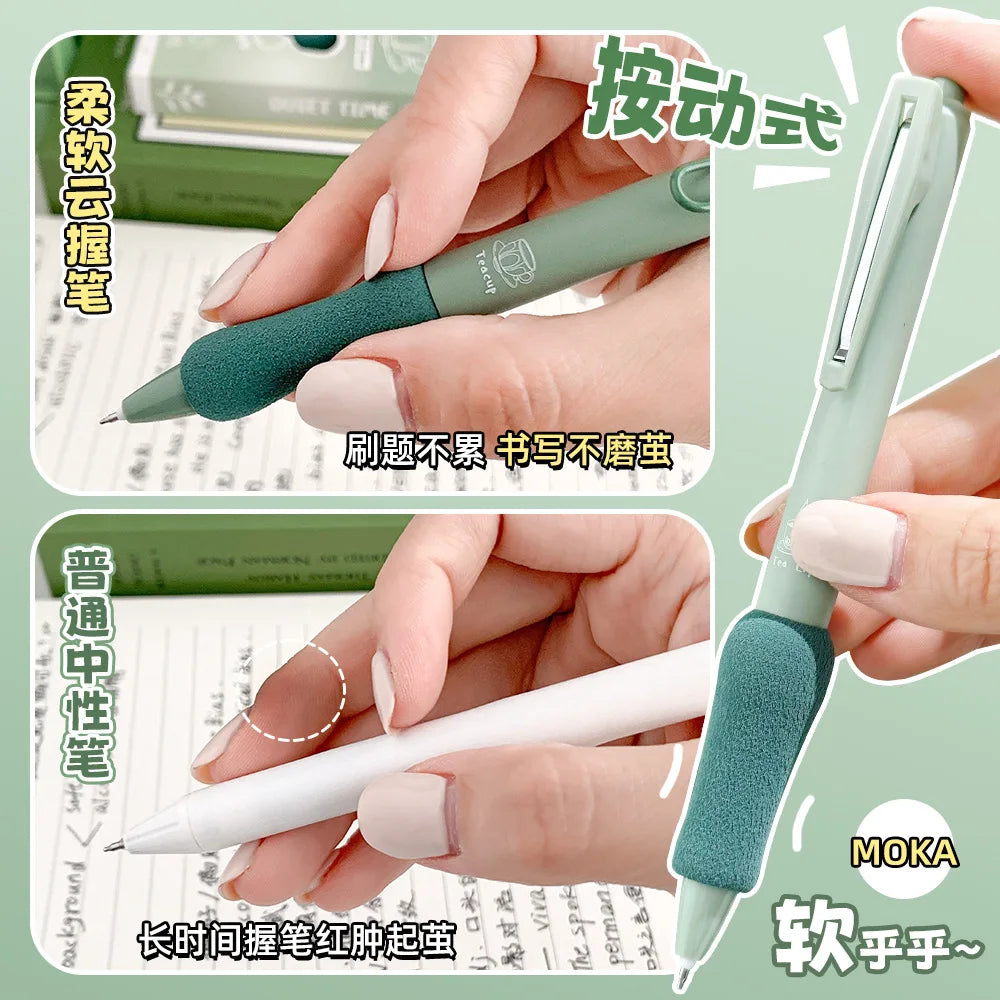 6-Piece Aesthetic Quick-Dry Gel Pen Set - 2