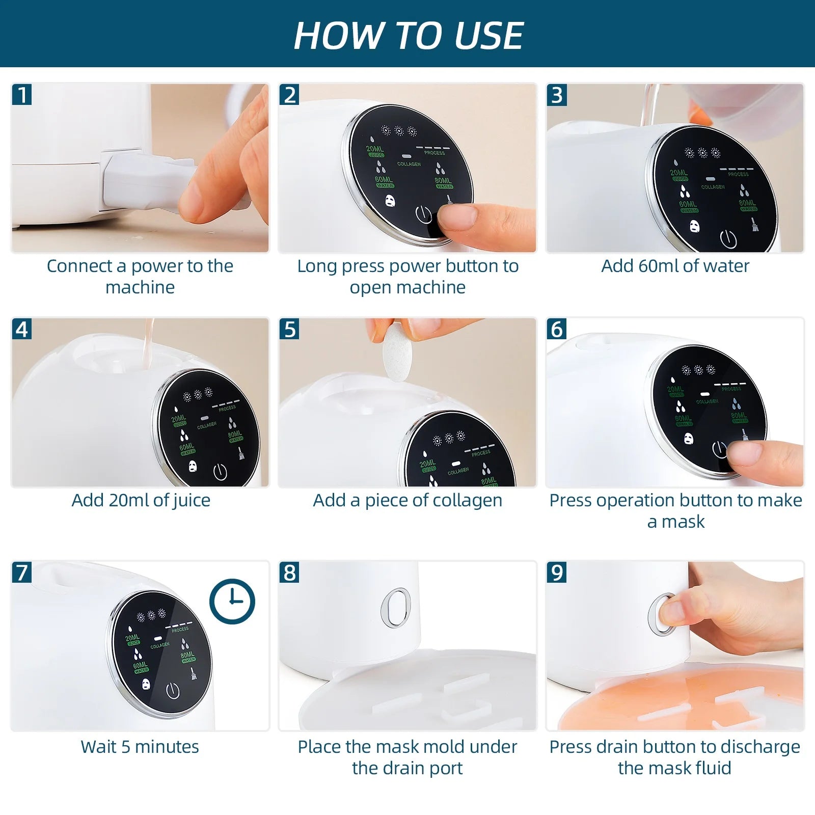 Automatic Fruit and Vegetable DIY Facial Mask Maker - 5