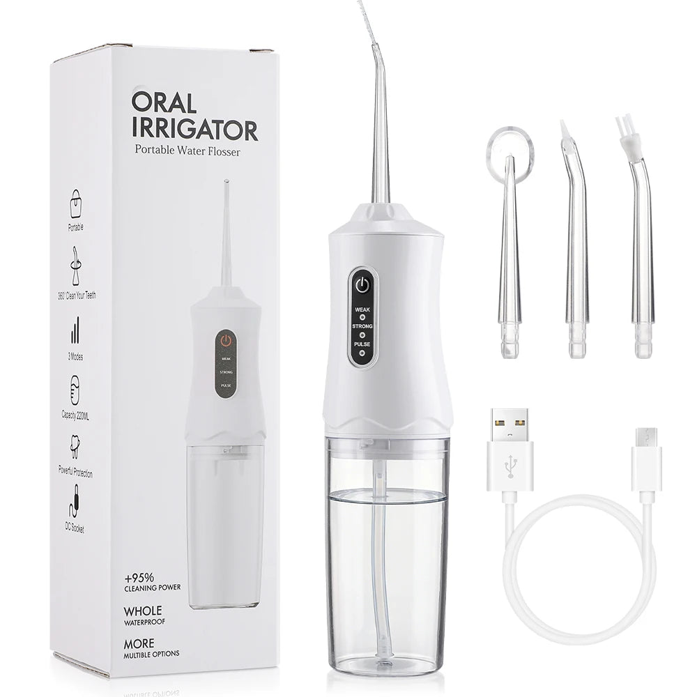 Portable Cordless Water Flosser for Deep Teeth Cleaning - 25