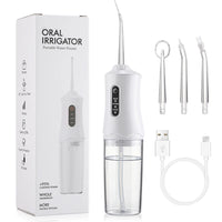 Portable Cordless Water Flosser for Deep Teeth Cleaning