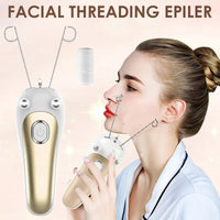 Portable Electric Cotton Threading Hair Remover for Face and Body