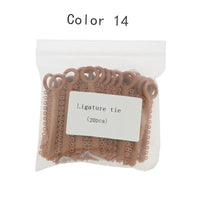 Orthodontic Elastic Ligature Ties for Dental Braces