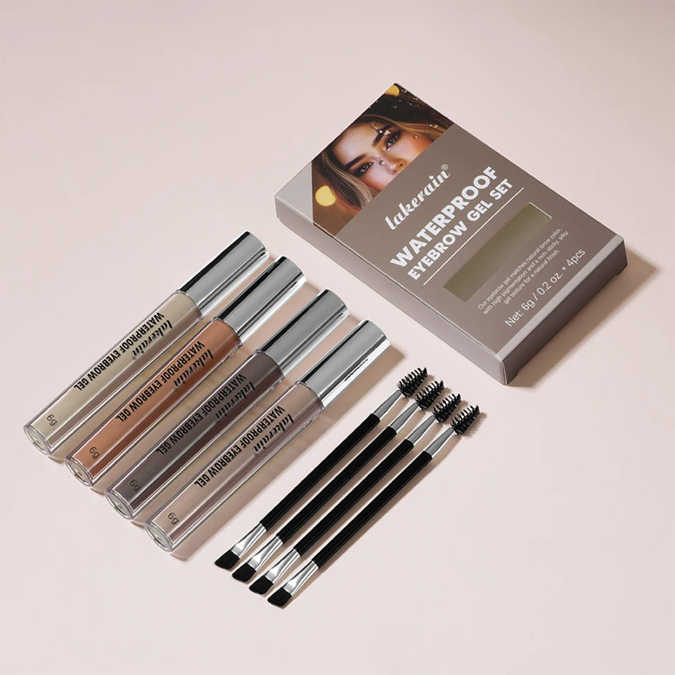 Waterproof Long-Lasting Eyebrow Tint Gel Set - 16