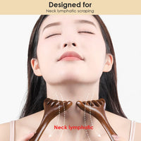 6-Claw Natural Sandalwood Scalp and Meridian Massage Comb