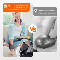 Electric Heated Ankle Brace Massager with Vibration Therapy