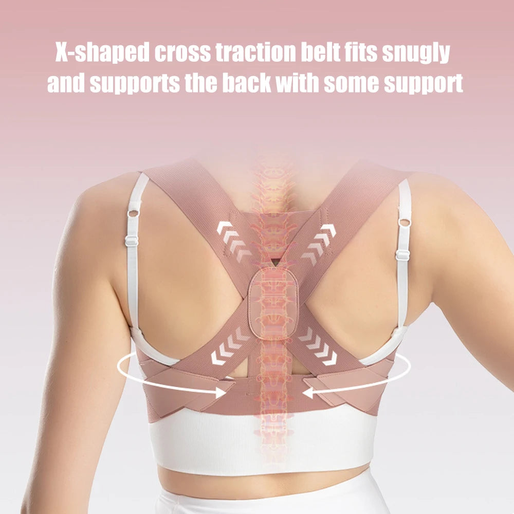 Adjustable Posture Corrector for Back and Shoulder Pain Relief - 2