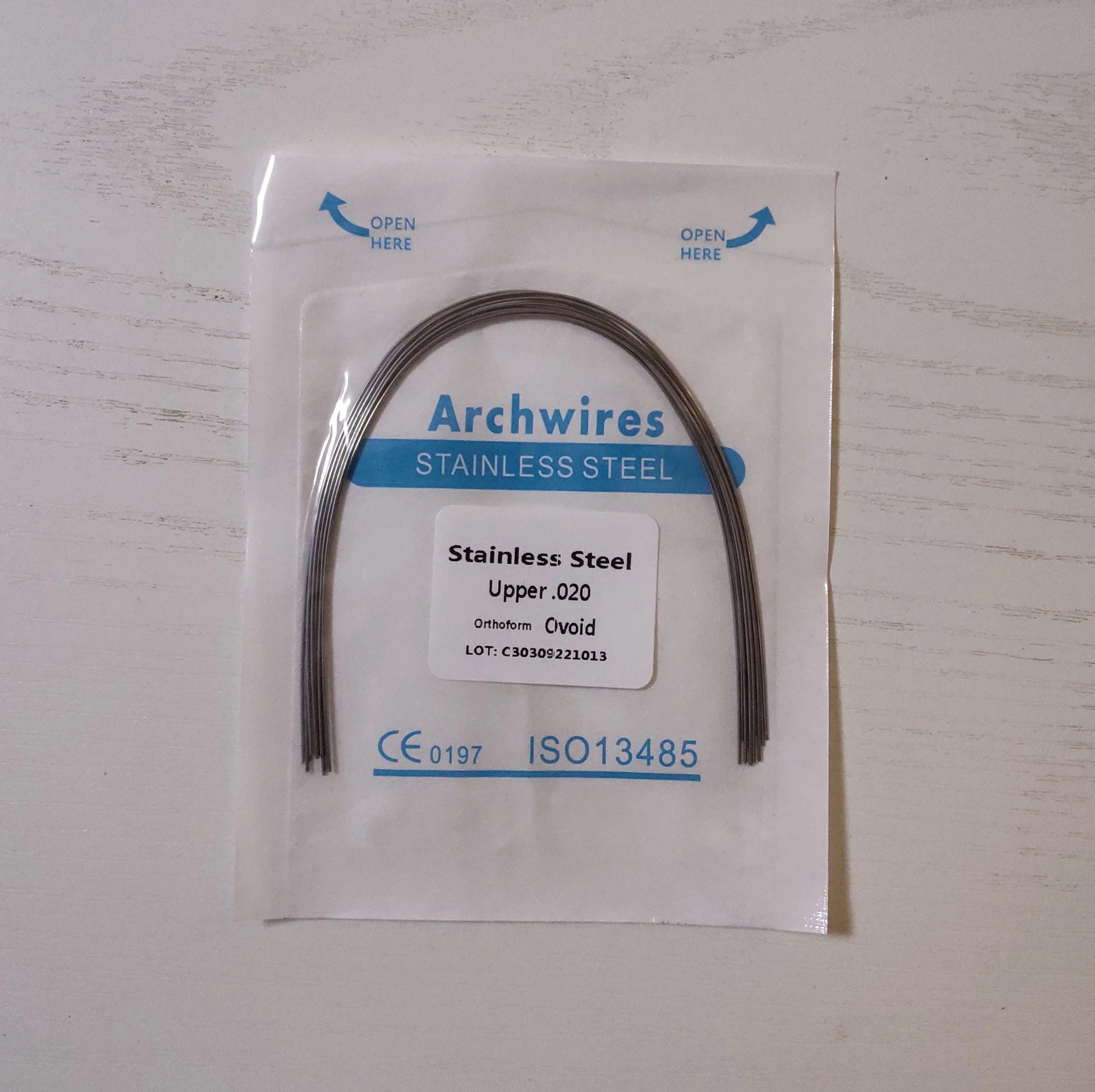 Stainless Steel Orthodontic Arch Wires - 10 Pack - 4