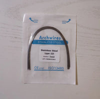 Stainless Steel Orthodontic Arch Wires - 10 Pack