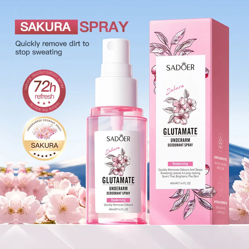 Sakura Refreshing Underarm Deodorant Spray - 4