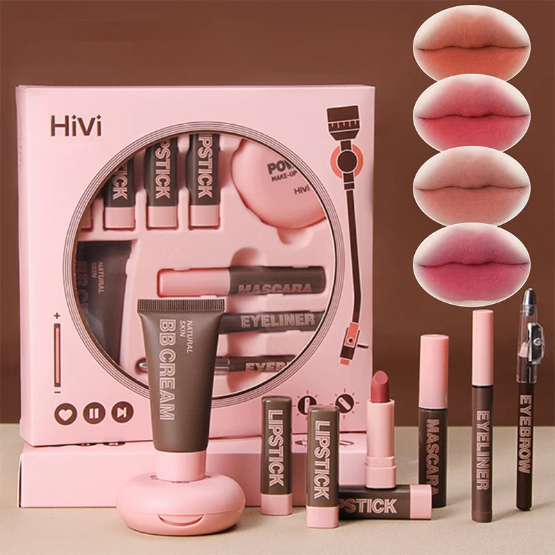 9-Piece Professional Full Face Makeup Gift Set - 1