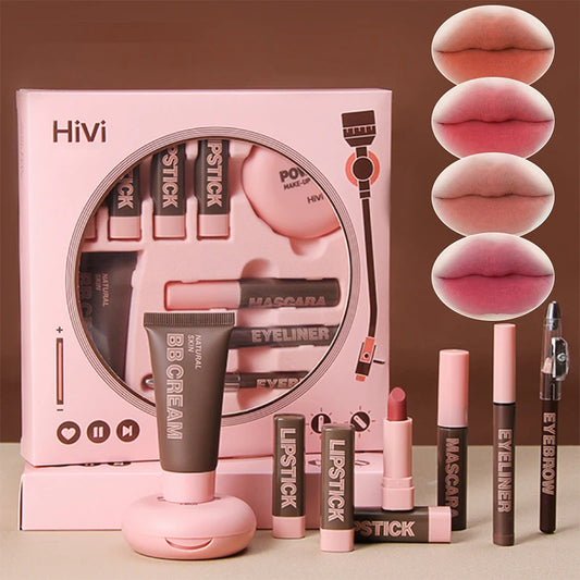 9-Piece Professional Full Face Makeup Gift Set