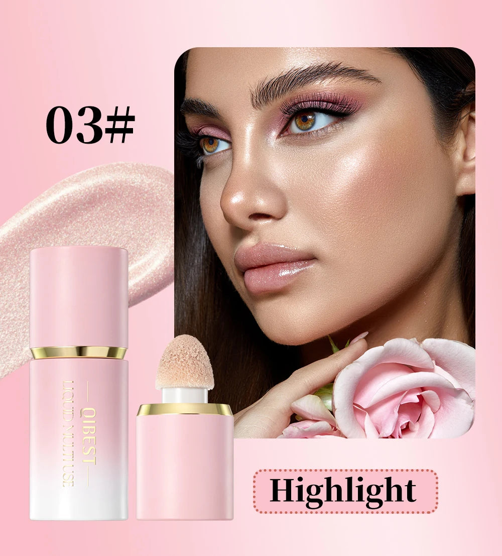 Liquid Blush, Highlighter and Contour Makeup Stick - 15