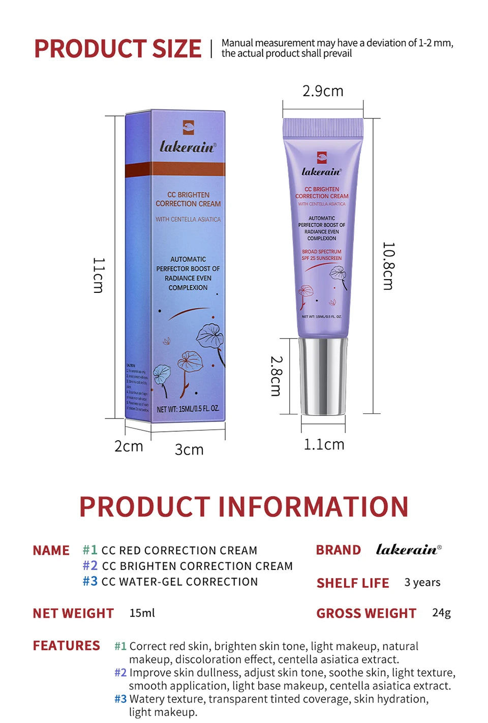 Color-Correcting CC Water-Gel Foundation - 14
