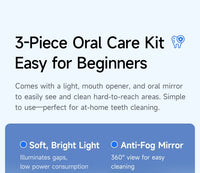 Electric Ultrasonic Teeth Whitening and Tartar Remover Kit