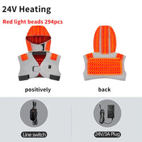 Red Light Therapy Heating Shoulder & Neck Wrap Massager