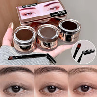 2-in-1 Eyebrow Cream and Gel Set for Defined Brows