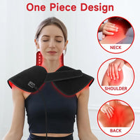 Red Light Therapy Shoulder and Neck Pain Relief Wrap