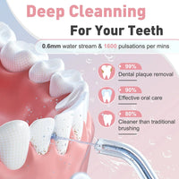 Portable Cordless Water Flosser for Deep Teeth Cleaning