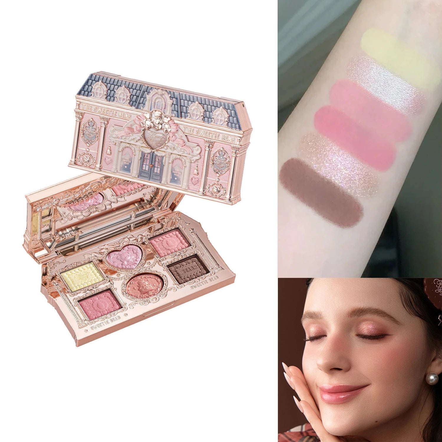 8-Color Chocolate Themed Eyeshadow Palette - 29