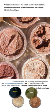 Shimmering Loose Highlighter Powder for Face and Body