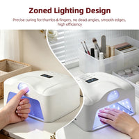 Dual-Mode Professional Gel Nail Dryer with Auto Sensor