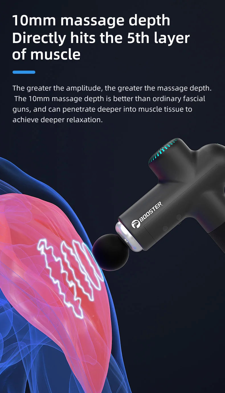 Professional Deep Tissue Percussive Massage Gun for Muscle Recovery - 12