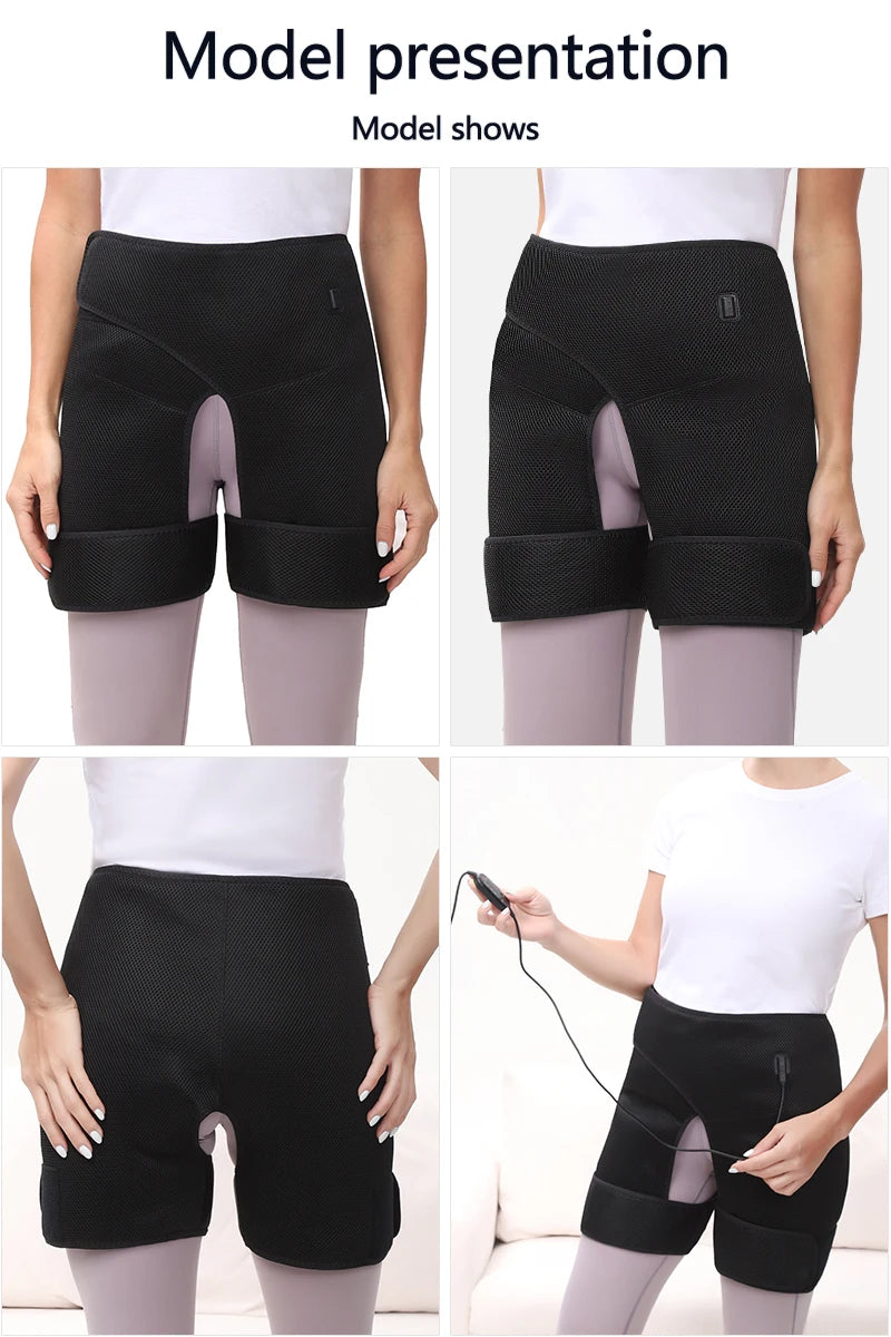 Heated Double Hip Support and Vibration Massager - 6