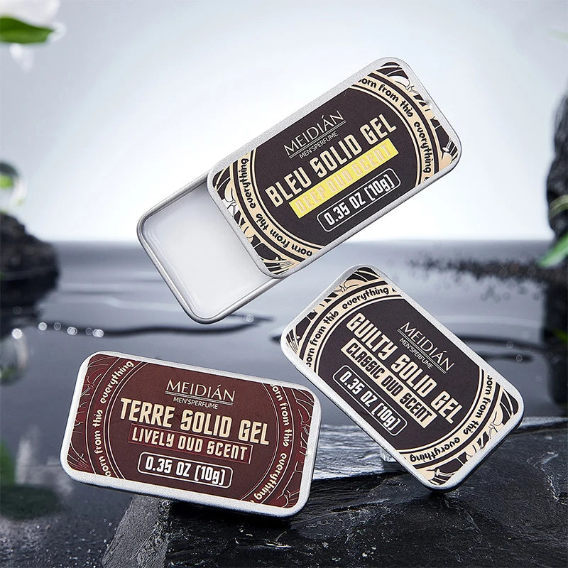 Portable Solid Cologne Perfume Set for Men - 3
