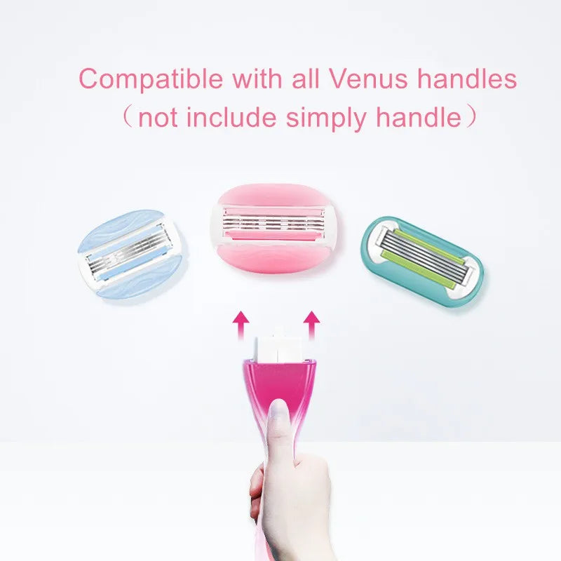 Smooth Glide Women’s Shaving Razor with Moisturizing Gel Bars - 13