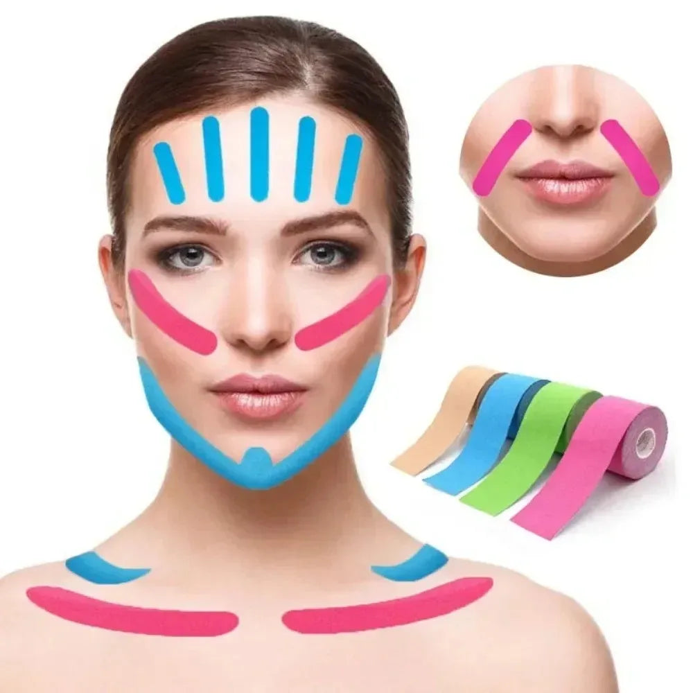 Elastic Facial Lifting and Anti-Wrinkle Tape