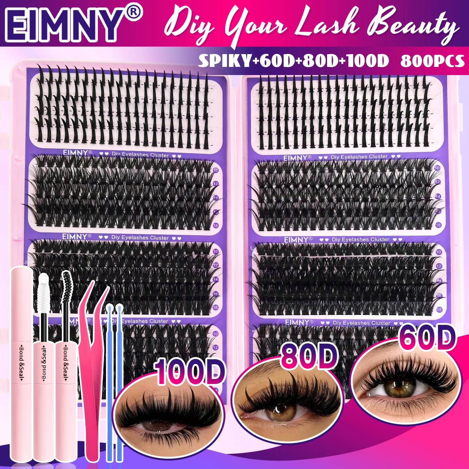 DIY Individual Lash Cluster Kit for Volume - 19