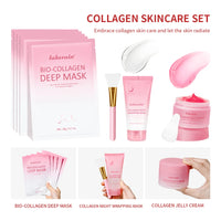 Collagen Hydrating Face Skincare Set for Radiant Skin