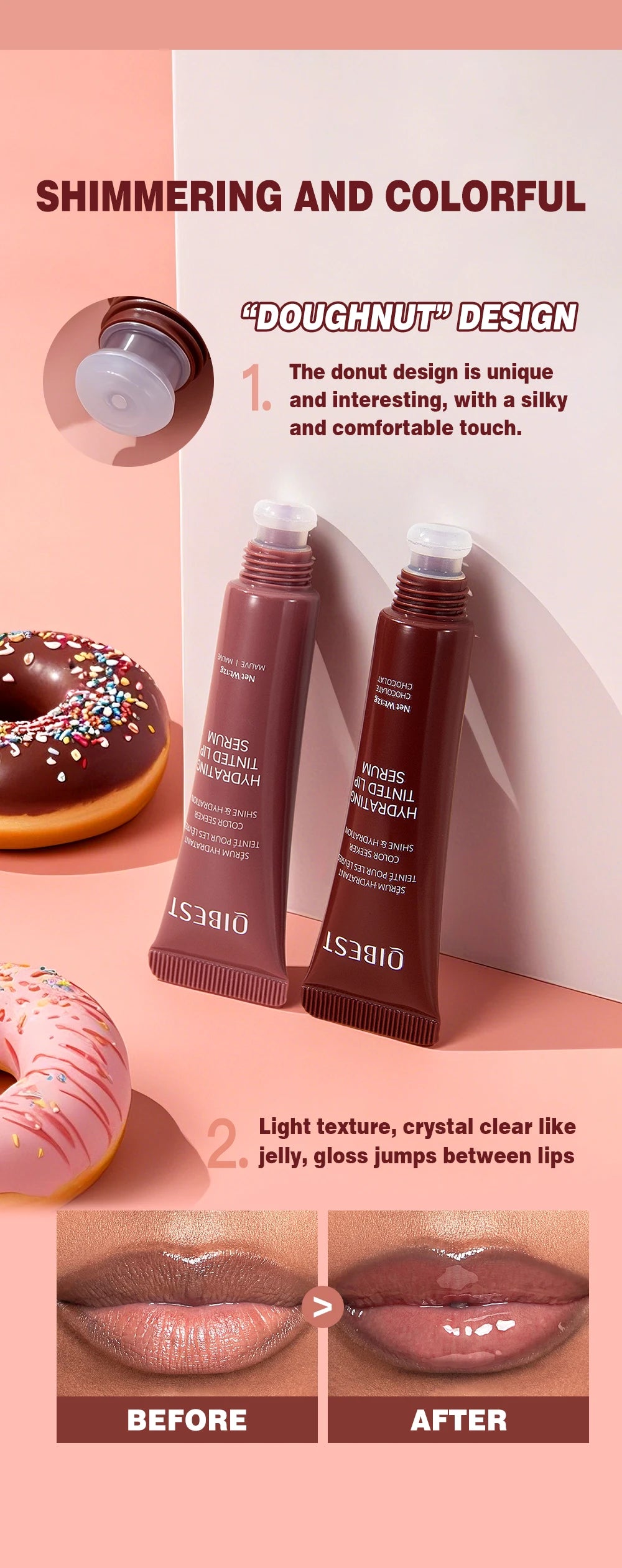 Hydrating Crystal Tinted Lip Oil Gloss - 11