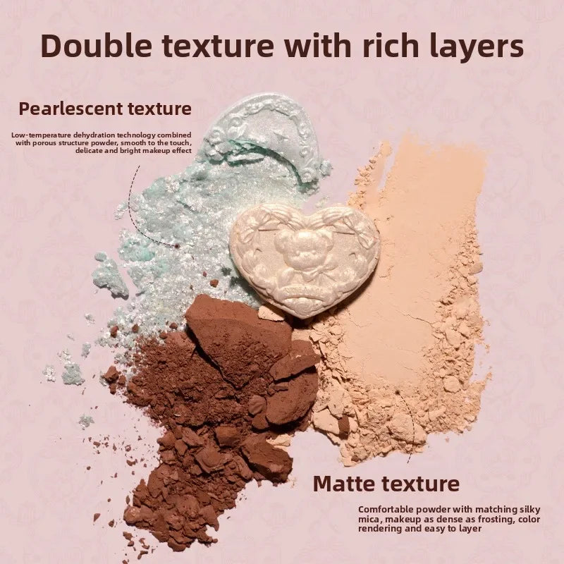 6-Color Matte and Shimmer Eyeshadow Makeup Palette - 6
