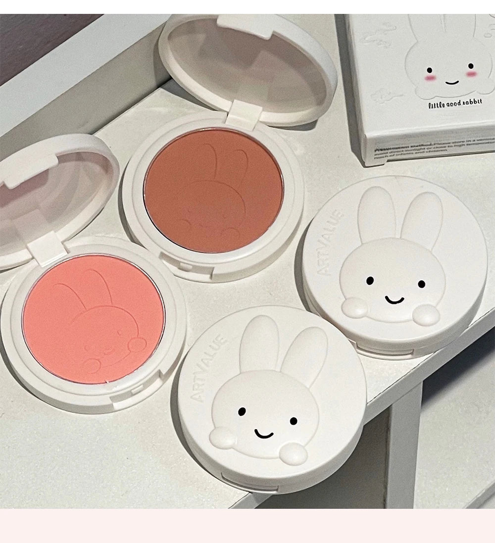 Matte Bunny Blush Palette for Natural Cheek Color - 25