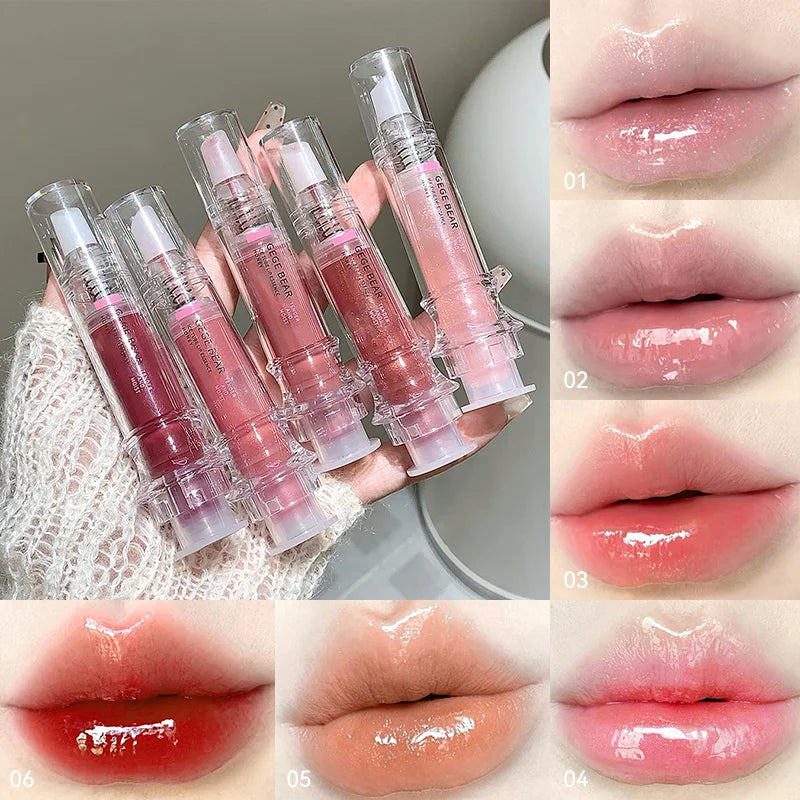 Hydrating Crystal Lip Gloss for Glassy Shine