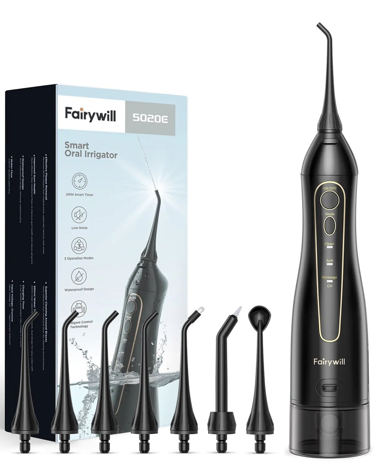 Portable Cordless Water Flosser for Teeth and Gums - 20