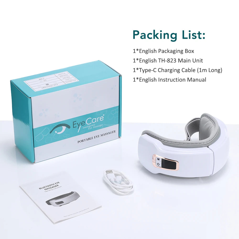 Electric Eye Massager with Heat and Vibration for Eye Relief - 14