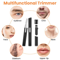 Portable Electric Eyebrow and Facial Hair Precision Trimmer