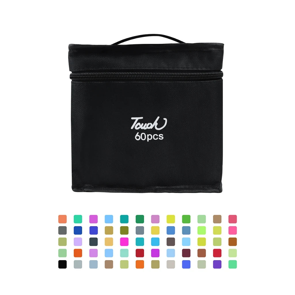 Professional Double-Sided Art Marker Set for Drawing and Sketching - 10