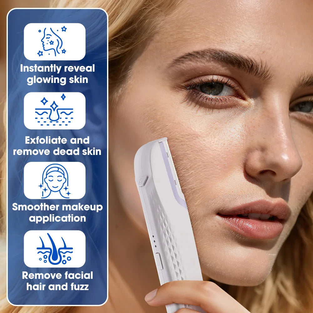 Sonic Facial Dermaplaning Tool for Smooth Exfoliation - 3