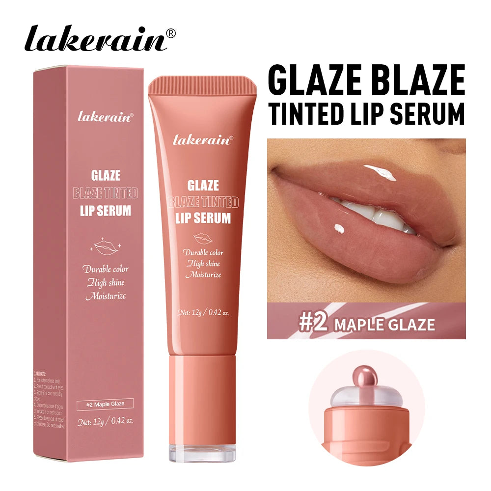 Hydrating Tinted Lip Serum for Plump Glossy Lips - 12