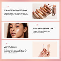 Liquid Glow Face Filter Highlighter for Dewy Skin