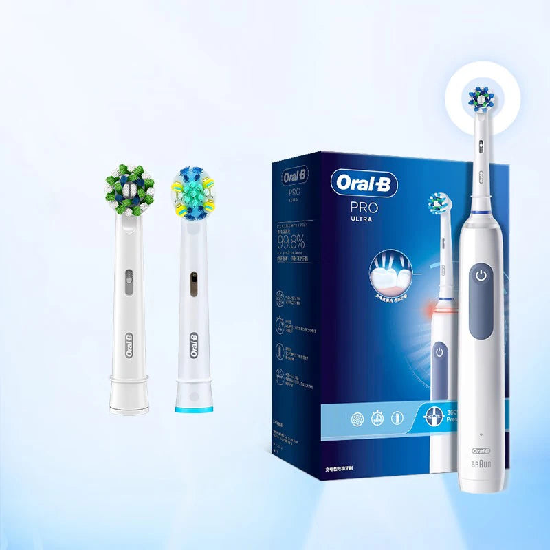 Rechargeable Electric Toothbrush with Pressure Sensor - 18