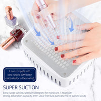 2-in-1 Powerful Nail Dust Collector and Manicure Vacuum
